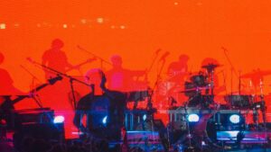 Band sul palco di Rock in Roma