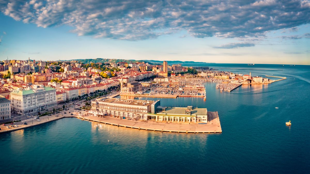Vista di Trieste dall'alto