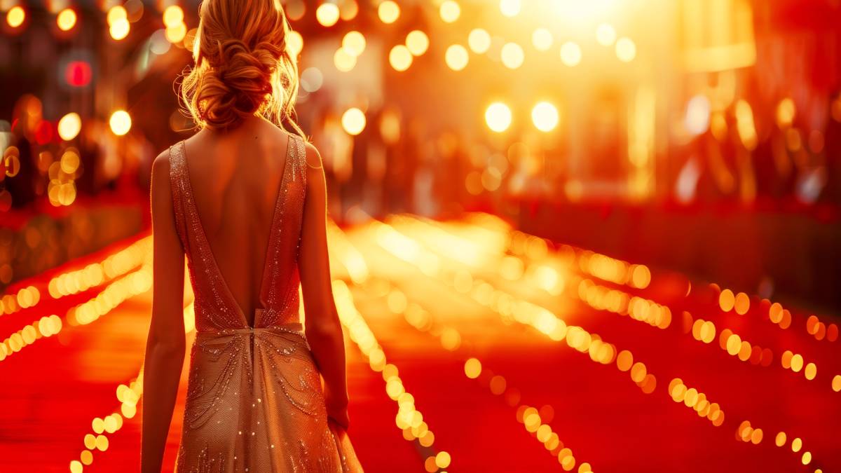 passerella al festival cinematografico venezia