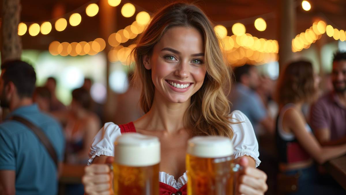 Ragazza all'Octoberfest 2025