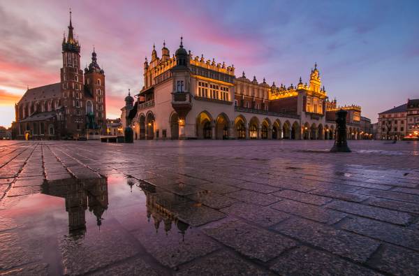 Cracovia Piazza del mercato Cracovia