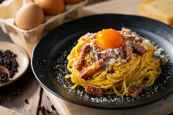 carbonara Dove mangiare a Roma spendendo poco una carbonara