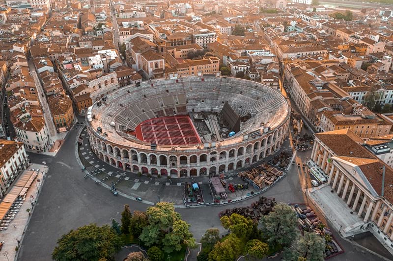 Parcheggi per concerti all'Arena di Verona
