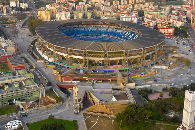 Parcheggi per concerti allo stadio Maradona di Napoli