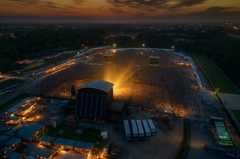 Parcheggi per concerti alla Visarno Arena di Firenze