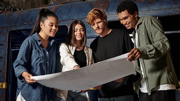 ragazzi ad un'escape room di Roma