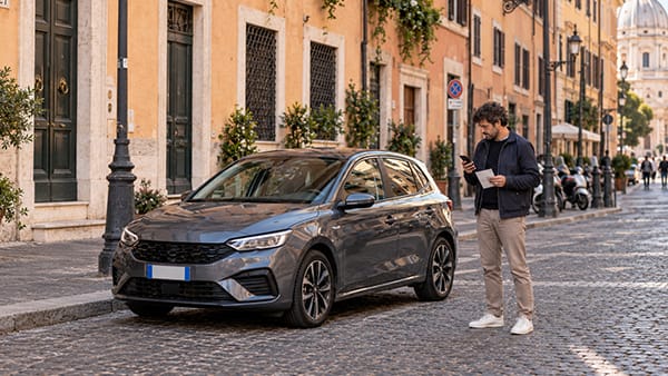 Conducente fuori dall'auto