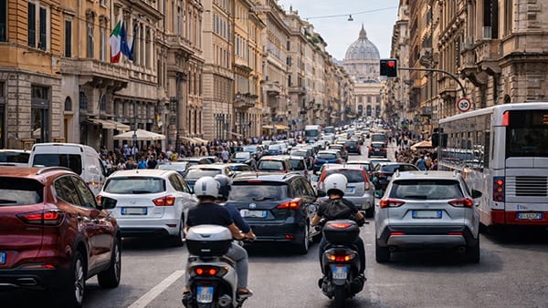 Roma Zona 30 nel Centro Storico