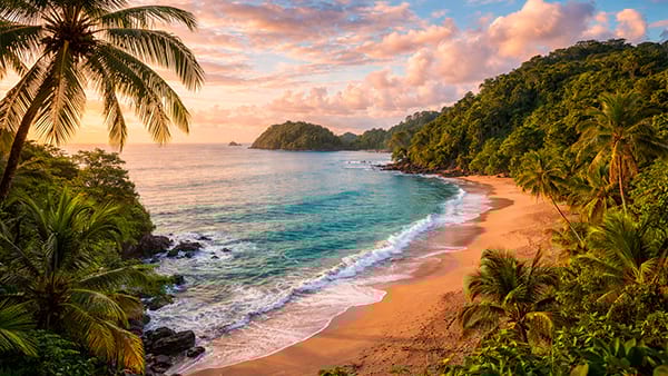 Viaggi avventurosi in Costa Rica: bellissima spiaggia tropicale