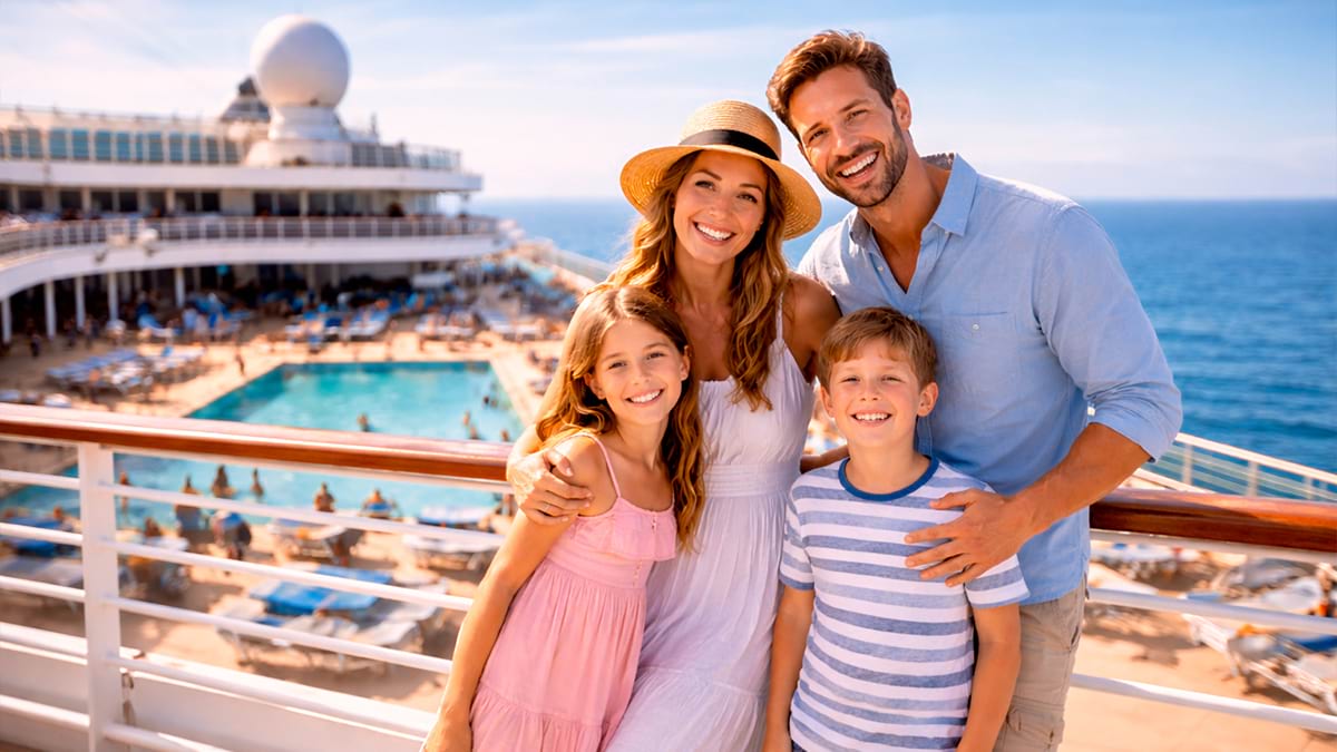 Crociera 7 giorni: famiglia a bordo