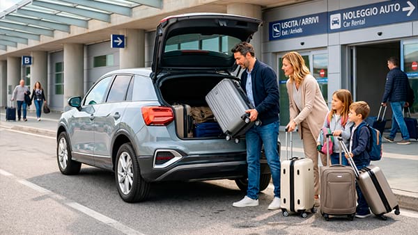 Famigli carica auto a noleggio Fiumicino