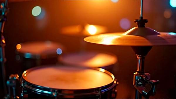 Dettaglio batteria concerto Pooh arena di Verona