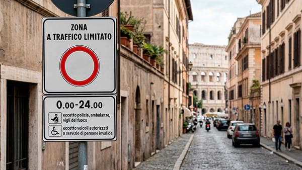 Muoversi a Roma: zona a traffico limitato