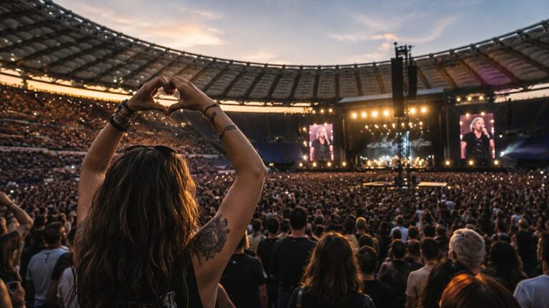 Concerto Ligabue all'Olimpico di Roma