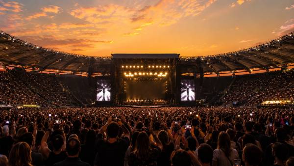 Tiziano Ferro in concerto all'Olimpico di Roma