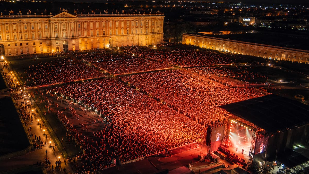 Concerto dei Modà alla Reggia di Caserta