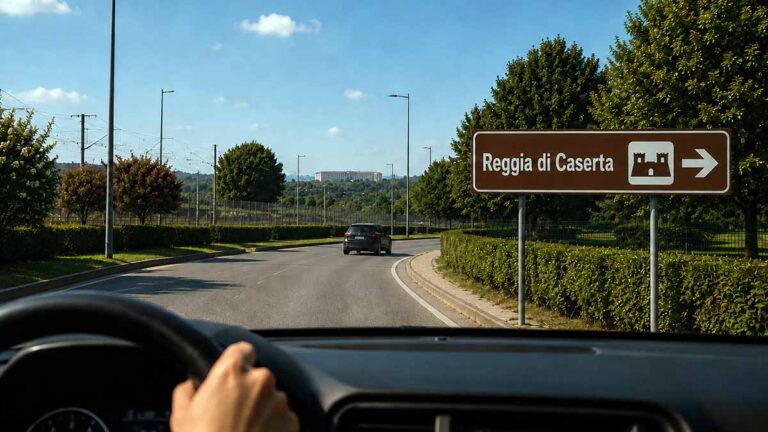 Come arrivare alla Reggia di Caserta