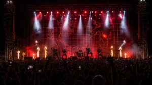 Palco My Chemical Romance alla Visarno Arena