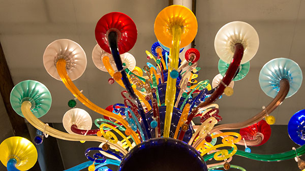 Creazione con vetro di Murano