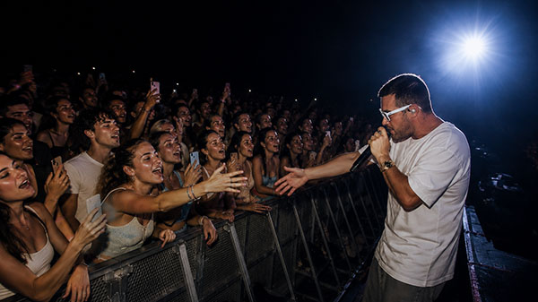 Coez tra il pubblico