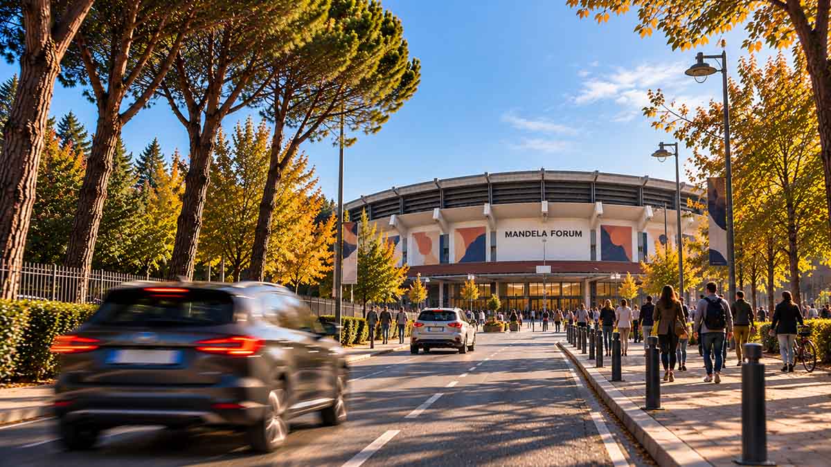 Come arrivare al Mandela Forum