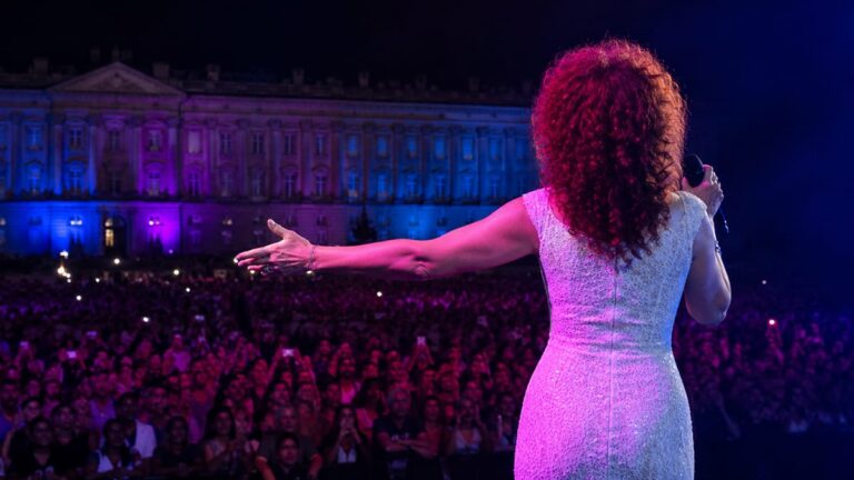 Fiorella Mannoia alla Reggia di Caserta