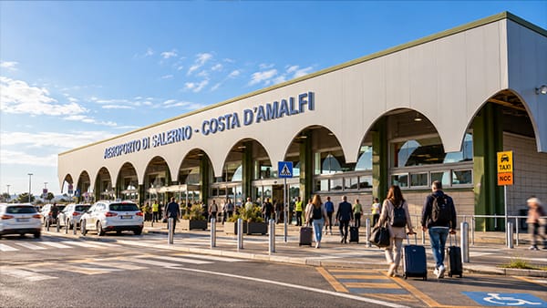 Ingresso aeroporto di Salerno