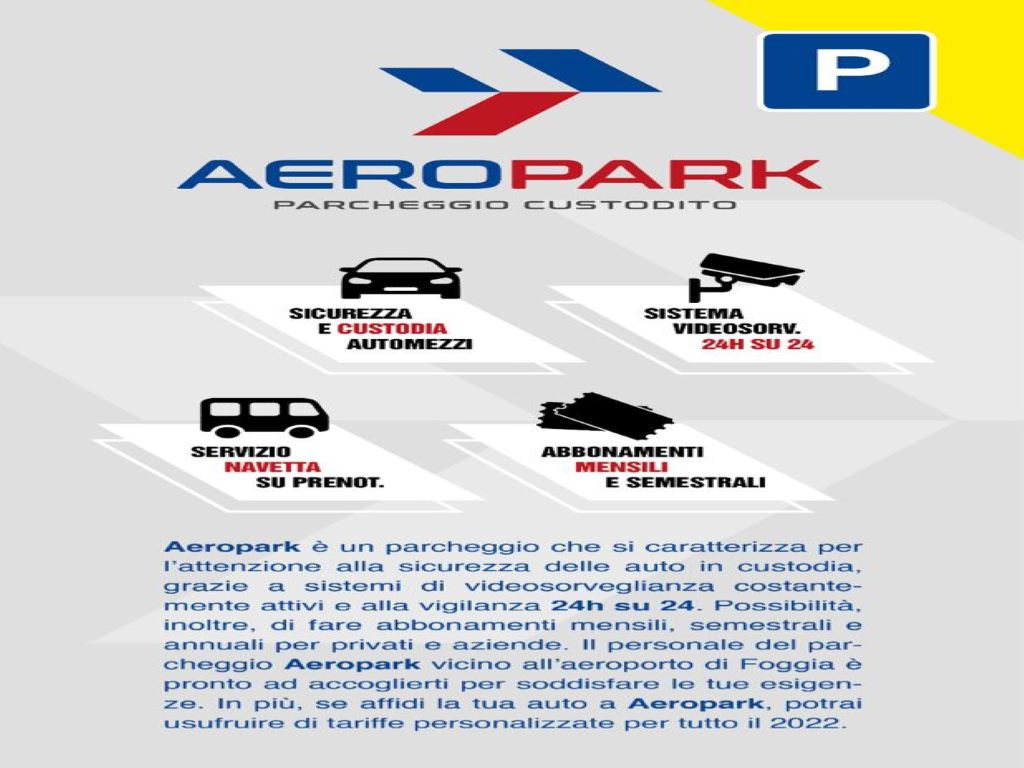 Info Aeropark - Aeroporto Foggia
