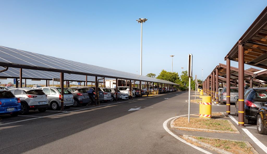 Posti auto sotto tettoia easy Parking Lunga Sosta - Aeroporto Fiumicino