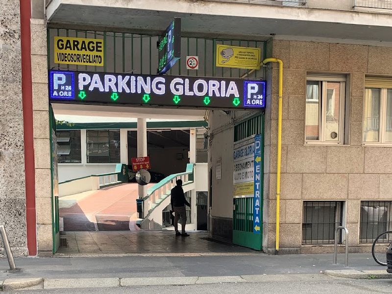Ingresso Garage Gloria - Milano centro città