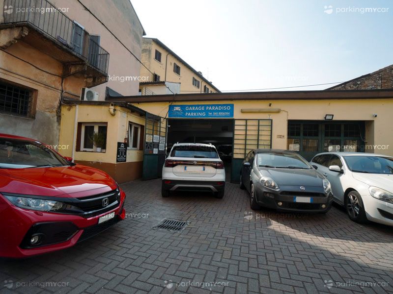 Posti auto scoperti Parcheggio Paradiso - Verona centro città