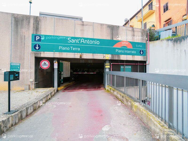 Via di accesso al SABA Sant'Antonio - Perugia centro città