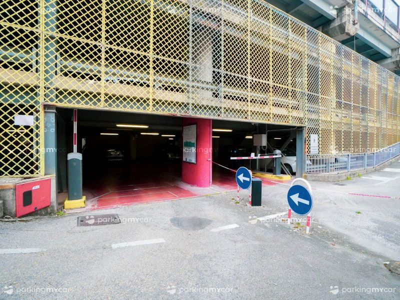 Ingresso parcheggi al coperto SABA Ripa di Meana - Perugia centro città