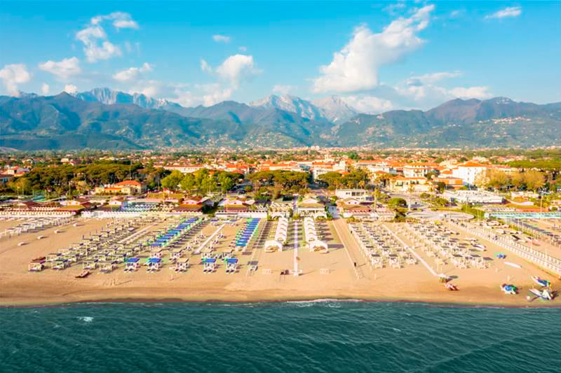 Vista spiaggia Forte dei Marmi