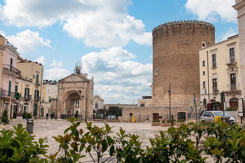 Vista del centro storico di Bitonto