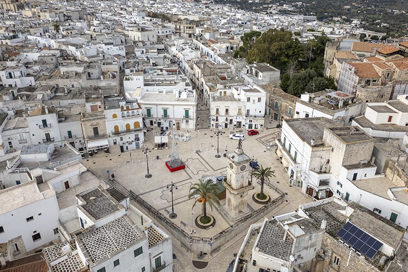 Vista aerea di Ceglie Messapica