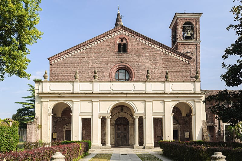 Facciata Abbazia di Santa Maria in Castagnola a Chiaravalle