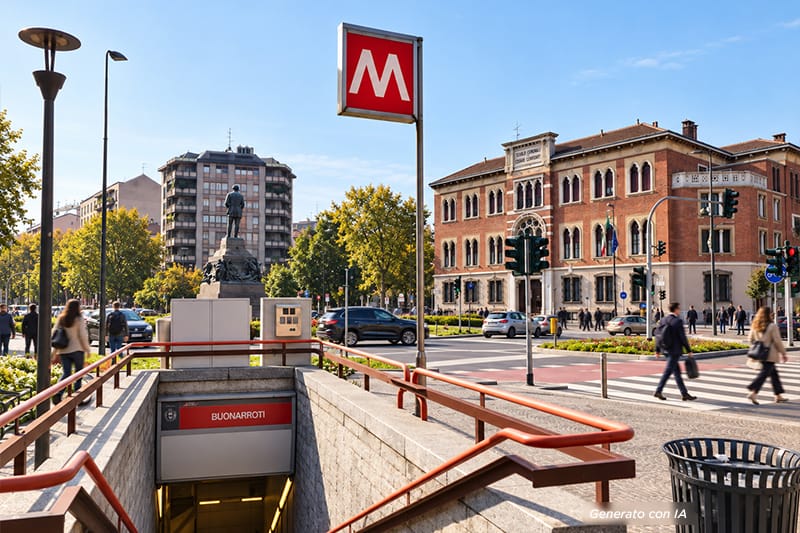Fermata Metro Buonarroti Milano