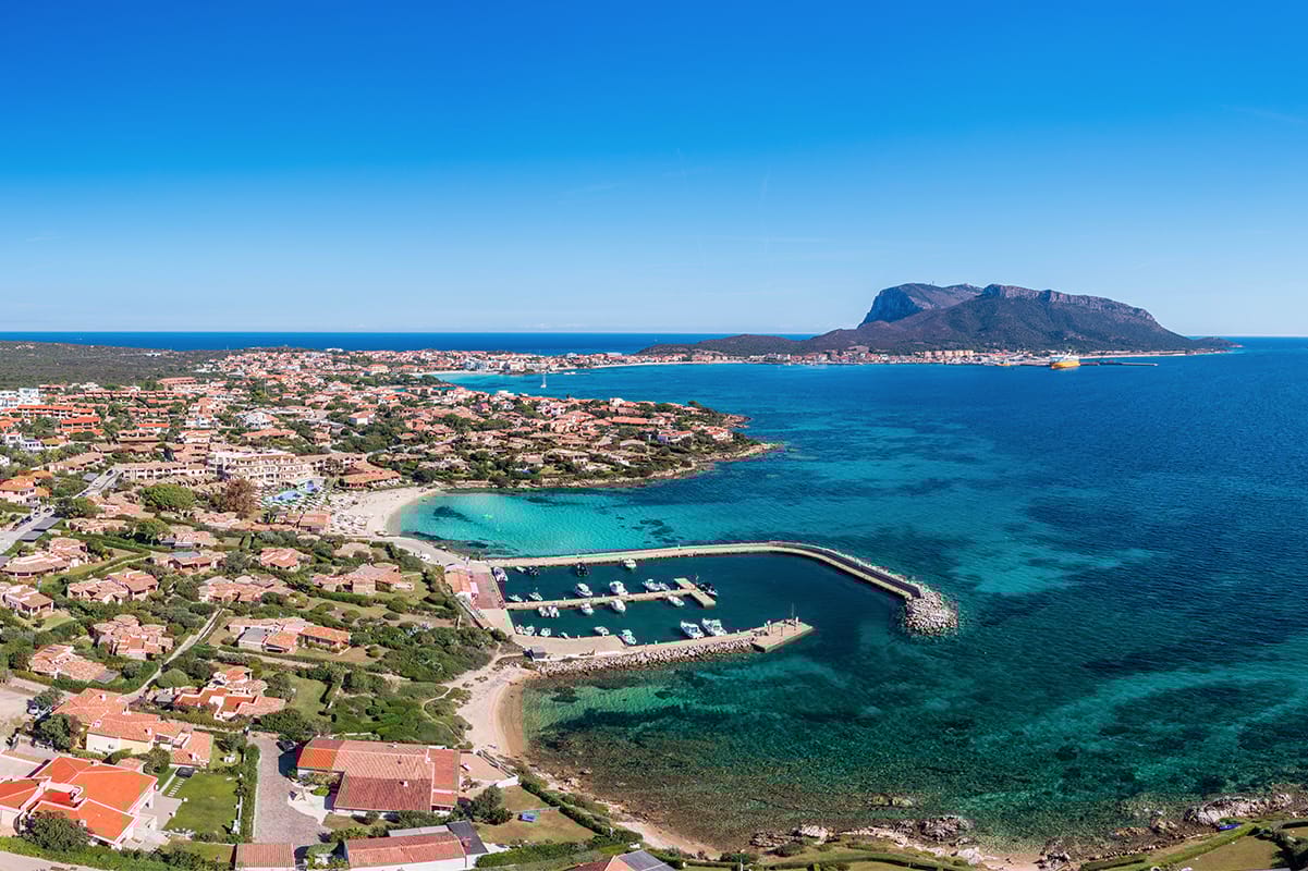 Vista panoramica Golfo Aranci
