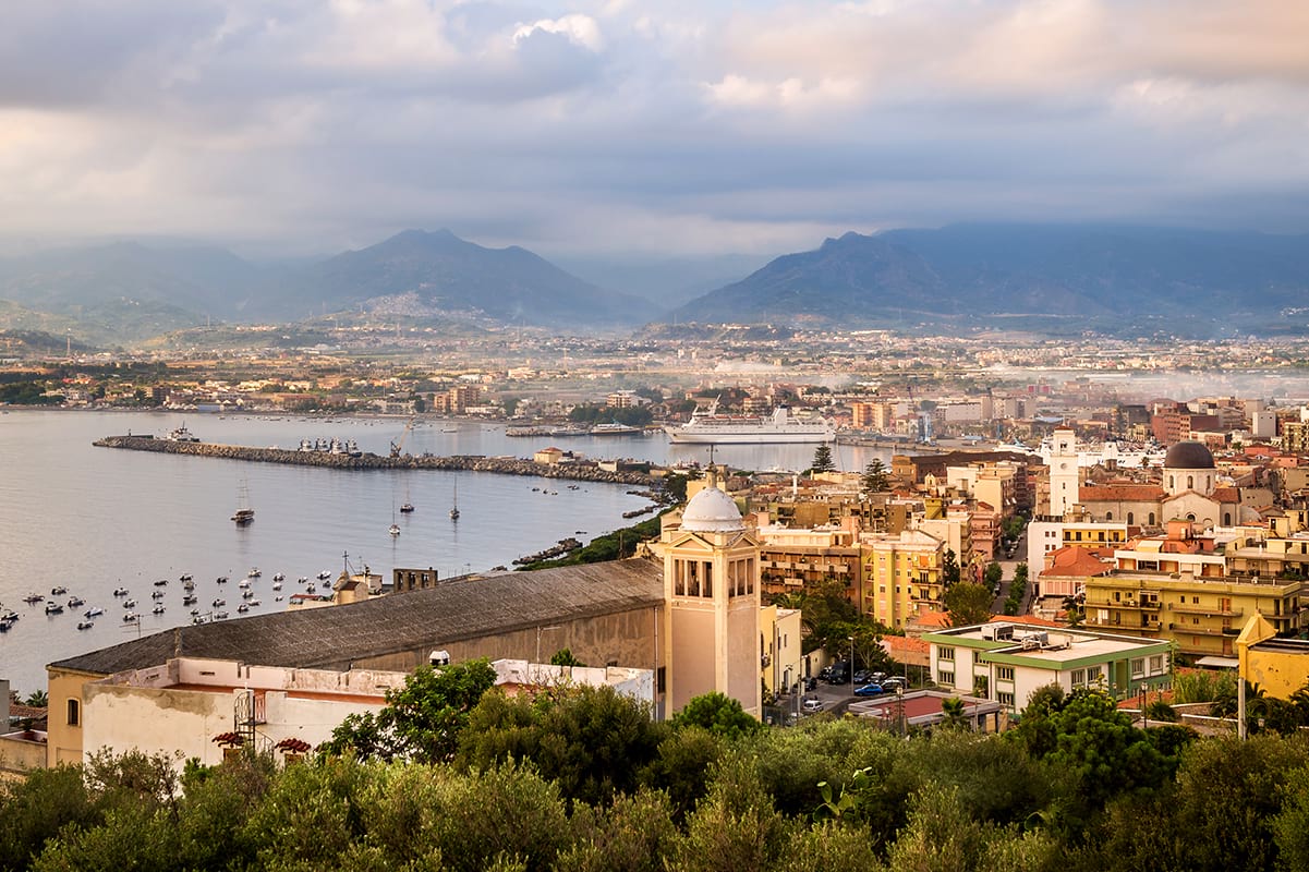 Vista del Porto di Milazzo