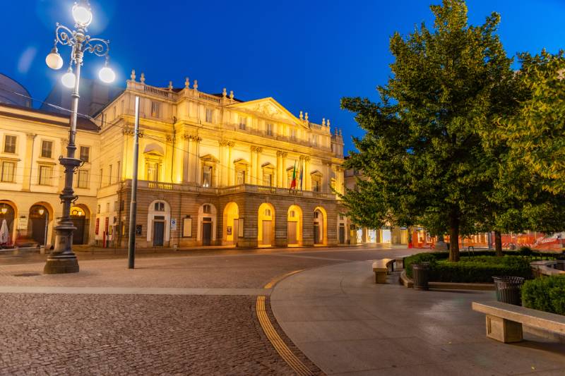 Facciata Teatro alla Scala