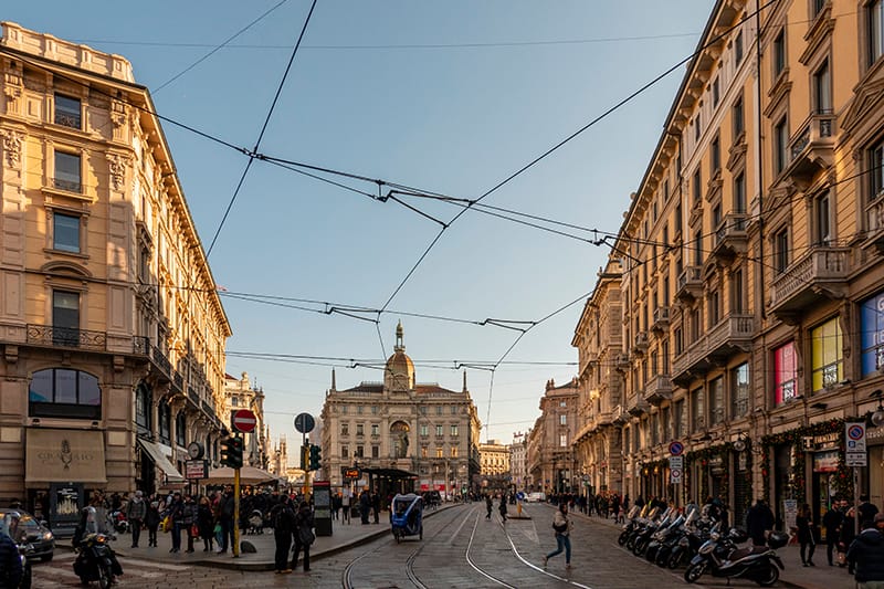 Via Dante a Milano