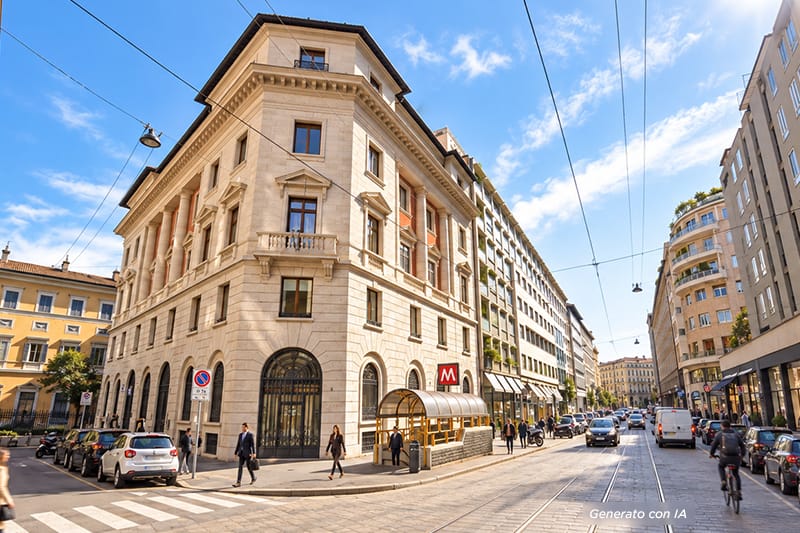 Fermata metro Turati Milano