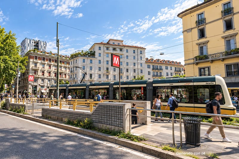 Fermata Metro Porta Romana Milano