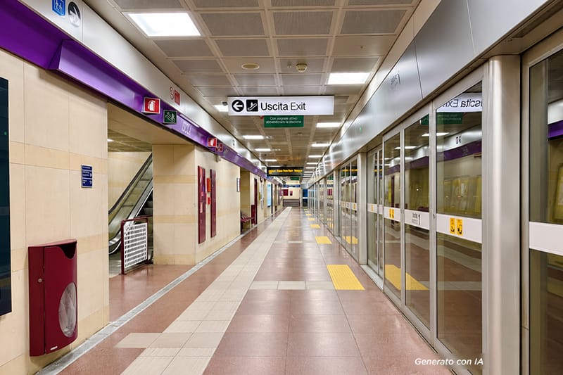 Fermata metro Isola Milano