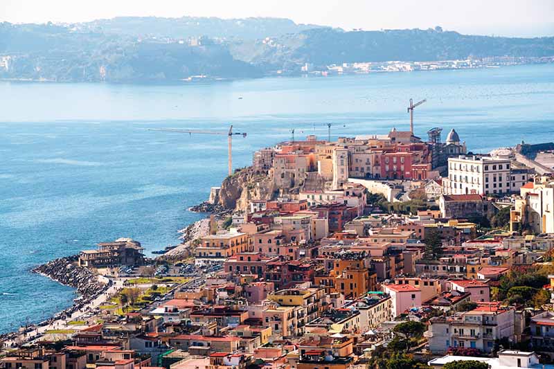 Vista panoramica di Pozzuoli