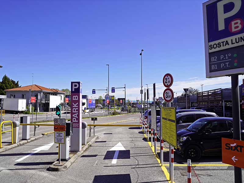 Park B - Aeroporto Treviso Ingresso Park B - Aeroporto Treviso
