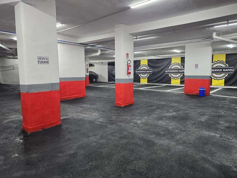 Autoservizi Napoli Parking - Napoli centro Posti auto al coperto - Autoservizi Napoli Parking