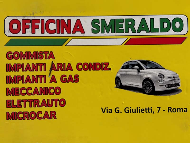 Biglietto da visita Garage Smeraldo