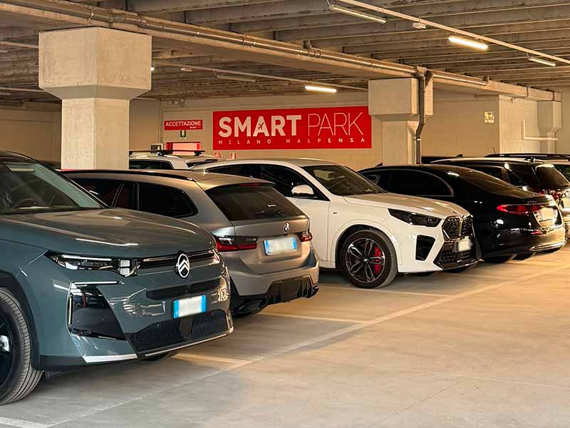 Auto parcheggiate presso Smart Park